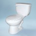 Transolid TB-1560-08 Madison Vitreous China 1.0 GPF Round Toilet Bowl 26-in L x 14-in W x 15-in H  Biscuit - B07H11JNGH